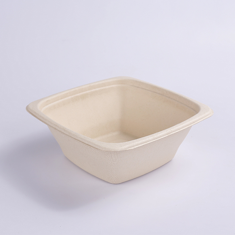 bagasse 32 oz čtvercové misky